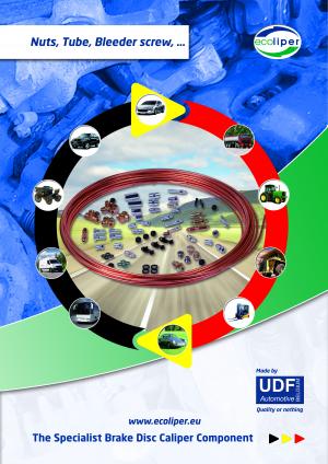 Catalogue de composants de frein UDF Automotive